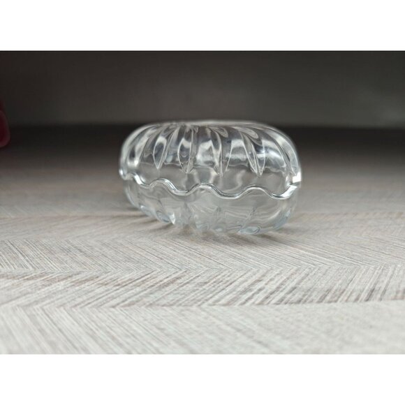 RCR Royal Crystal Rock Heart-Shaped Gemini Bonbonniere Candy Dish Jar NEW - Picture 5 of 9